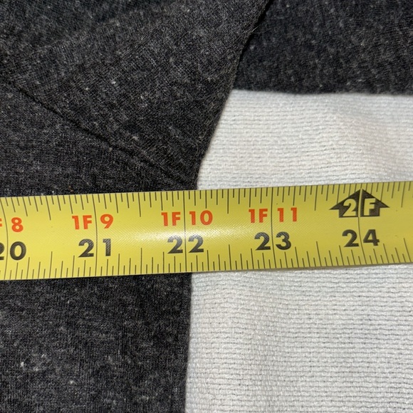 RVCA men’s grey pullover hooded shirt size large - Picture 5 of 8